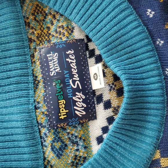 Ugly Christmas Sweater Samuel Adams Beer Lights Up Holiday Sweater Size M - Picture 3 of 8